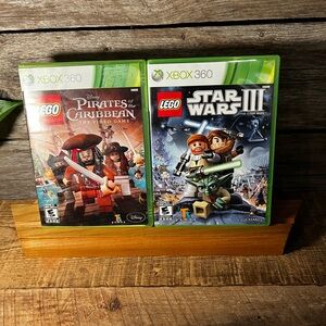 🤡BOGO🤡 (2) XBOX 360 LEGO Games - Star Wars III & Pirates of the Caribbean